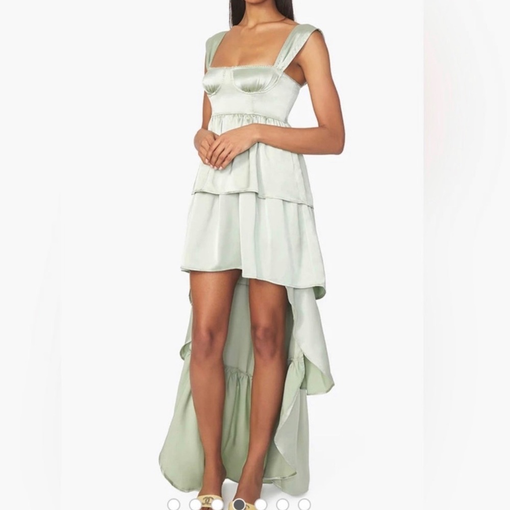 We Wore What brand satin dress size 00 NWT